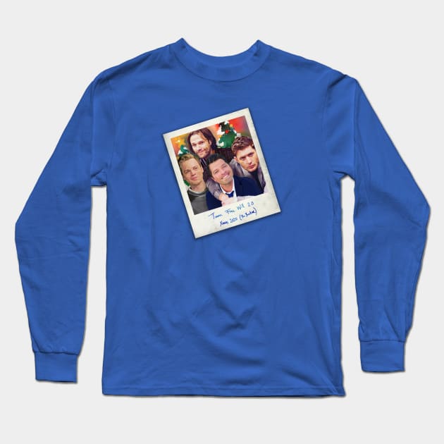 Happy Holidays Team Free Will 2.0 TShirt Long Sleeve T-Shirt by marv42